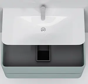 Тумба-умывальник подвесная Am.Pm Sensation 100 мятный M30FHX1002GG+M30WPC1001WG Тумба-умывальник подвесная Am.Pm Sensation 100 мятный M30FHX1002GG+M30WPC1001WG, 5