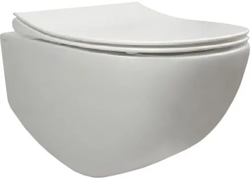 Комплект 6 в 1 Pestan Fluenta Rimless SET40006661AW с кнопкой Active белый глянцевый