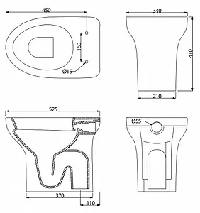 Крышка-сиденье для унитаза с микролифтом BelBagno Anto белый BB112SC, 2