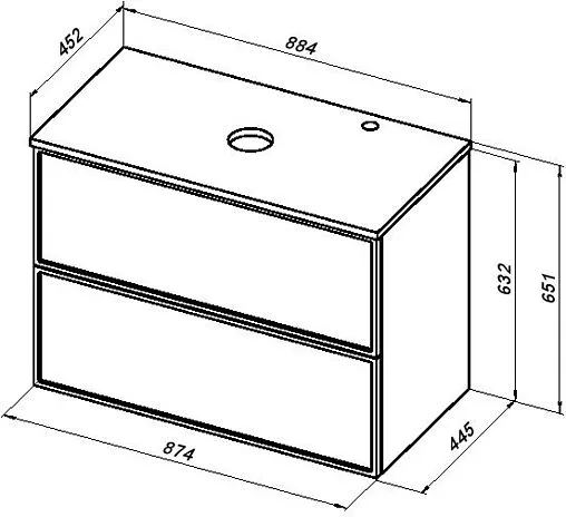 Тумба-умывальник Aquanet Арт 90 мисти грин 00313276+00318928
