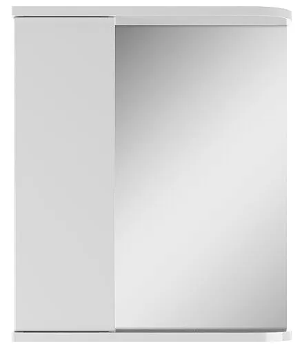 Шкаф-зеркало Айсберг Промо 50 белый DP2606HZ