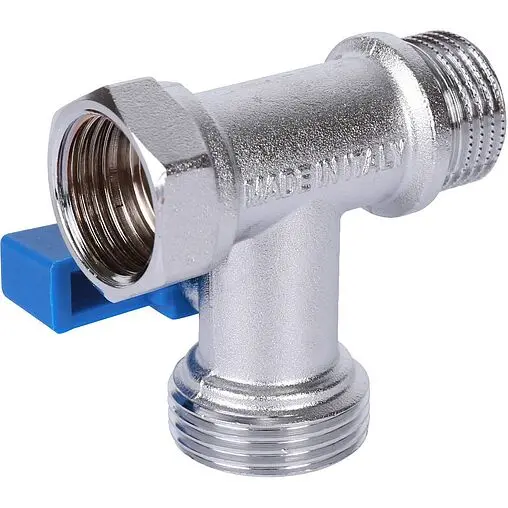 Кран шаровый трехпроходной ½&quot;н x ¾&quot;н x ½&quot;в Stout SVB-0124-123412