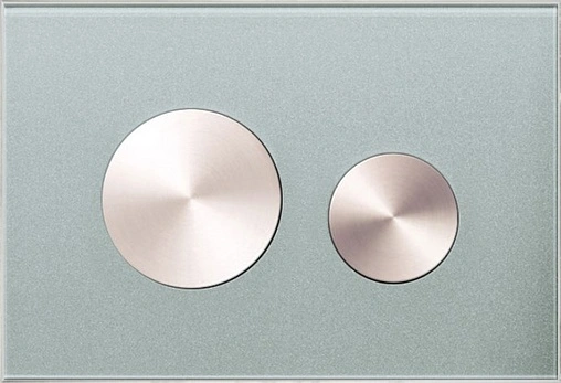Клавиша смыва для унитаза TECEloop Modular кнопки/сатин, стекло на выбор