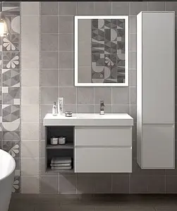 Тумба-умывальник подвесная Kerama Marazzi Cubo 90 лимо/ментс CUB.90Rh\LIM+CU.wb.90rh Тумба-умывальник подвесная Kerama Marazzi Cubo 90 лимо/ментс CUB.90Rh\LIM+CU.wb.90rh, 3