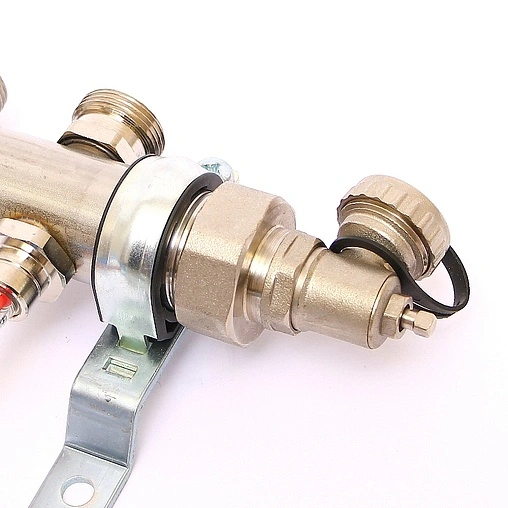 Группа коллекторная с расходомерами 10 отводов 1&quot;н/н x ¾&quot;ек Uni-fitt 455W4310