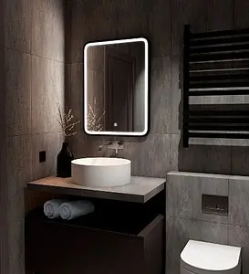 Зеркало с подсветкой Continent Enjoy White Led 60 белый ЗЛП562 Зеркало с подсветкой Continent Enjoy White Led 60 белый ЗЛП562, 4