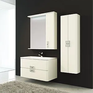 Шкаф-зеркало Aquanet Паллада 80 слоновая кость 175316, 5