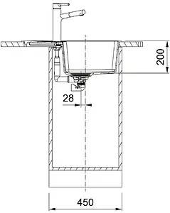 Мойка кухонная Franke Fragranite CNG 61½11-62 бежевый 114.0639.679 Мойка кухонная Franke Fragranite CNG 61½11-62 бежевый 114.0639.679, 3