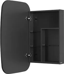 Шкаф-зеркало Aquaton Сохо 60 L графит 1A258302AJA0L, 3