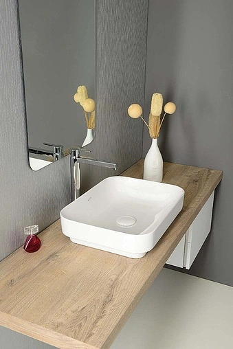 Раковина ISVEA Sott'Aqua 50 белый 10SQ51050SV Раковина ISVEA Sott'Aqua 50 белый 10SQ51050SV