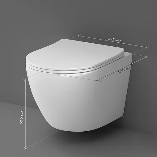 Унитаз подвесной безободковый Am.Pm Like AquaSpin белый C801900SC