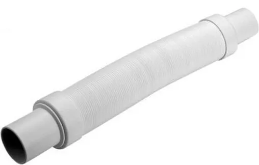 Слив гофрированный Mc Alpine 32x32мм L=310-500мм MRMF105A