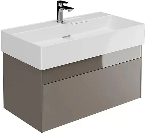 Тумба-умывальник подвесная Kerama Marazzi Logica 90 песчаный LOG.90.2\SAN+LO.wb.90.1