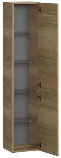 Шкаф-пенал подвесной Cersanit Lara 30 орех 63417 Шкаф-пенал подвесной Cersanit Lara 30 орех 63417