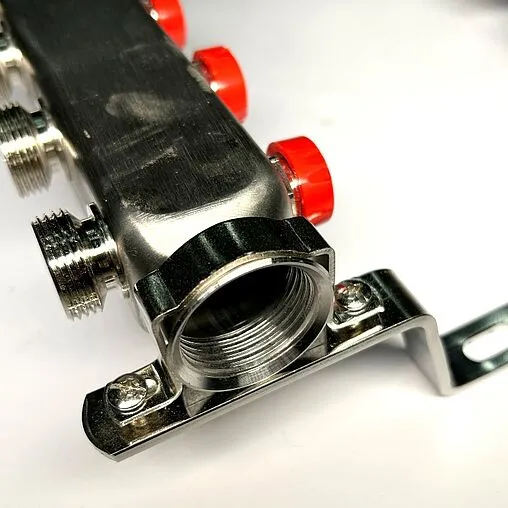 Группа коллекторная без расходомеров 10 отводов 1&quot;в/в x ¾&quot;ек Uni-fitt TECHNO 451W4310