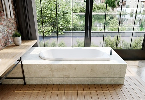 Ванна стальная Kaldewei Centro Duo 1 левая 180x80 mod. 136 anti-slip+easy-clean белый 283630003001