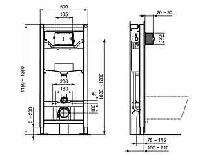 Комплект 5 в 1 Ideal Standard Connect Air AquaBlade E212801 с кнопкой Solea M1 R0108AA хром глянцевый Комплект 5 в 1 Ideal Standard Connect Air AquaBlade E212801 с кнопкой Solea M1 R0108AA хром глянцевый, 2