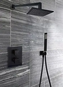 Лейка верхнего душа Paffoni Syncro King чёрный матовый ZSOF078NO Лейка верхнего душа Paffoni Syncro King чёрный матовый ZSOF078NO, 3