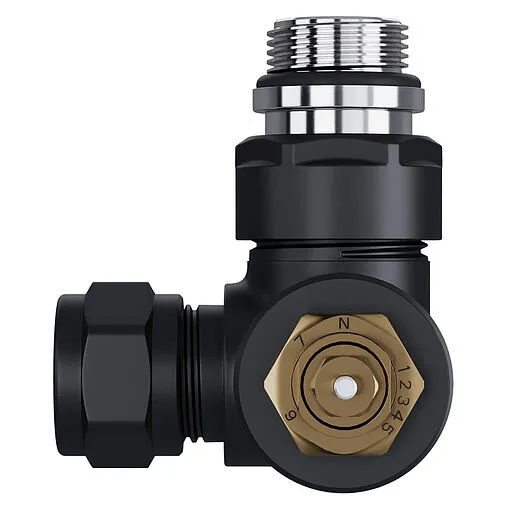 Комплект вентилей терморегулирующих трехосевых 15x1.0 x ½"н Royal Thermo Design Pro черный RATVXT11215BL Комплект вентилей терморегулирующих трехосевых 15x1.0 x ½"н Royal Thermo Design Pro черный RATVXT11215BL