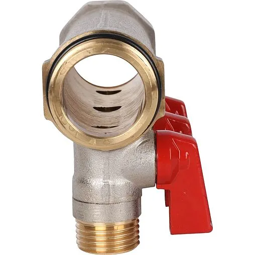 Коллектор запорный проходной 3 отвода красный 1"в/н x ½"н Stout SMB 6210 011203