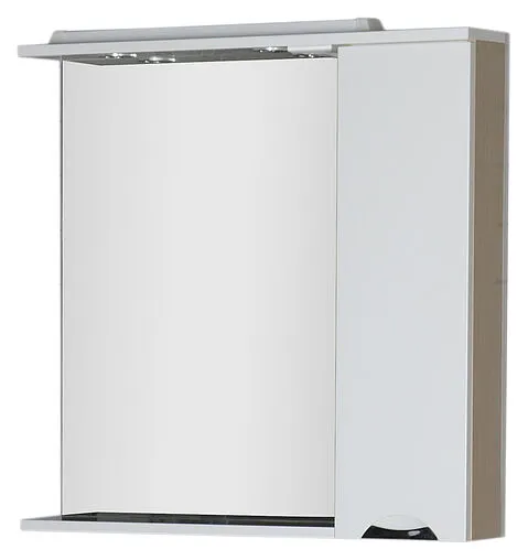 Шкаф-зеркало Aquanet Гретта 90 R белый/светлый дуб 00173987