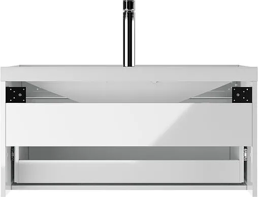 Тумба под умывальник подвесной Айсберг Bazis 90 белый DA5904T