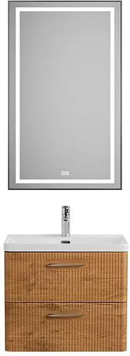 Тумба под умывальник подвесная BelBagno DUE 50 Rovere Nature DUE-500-2C-SO-RN-P