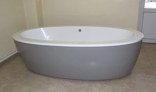 Ванна отдельностоящая из искусственного камня Esse Corsica 202.7x109.5 белый ECOR2027