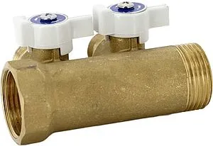 Коллектор запорный проходной 2 отвода 1"в/н x ½"н Uni-fitt 424G4220 Коллектор запорный проходной 2 отвода 1"в/н x ½"н Uni-fitt 424G4220, 3