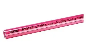 Труба сшитый полиэтилен Rehau Rautitan pink 20 x 2.8мм PE-Xa EVAL 11360521120 Труба сшитый полиэтилен Rehau Rautitan pink 20 x 2.8мм PE-Xa EVAL 11360521120, 1