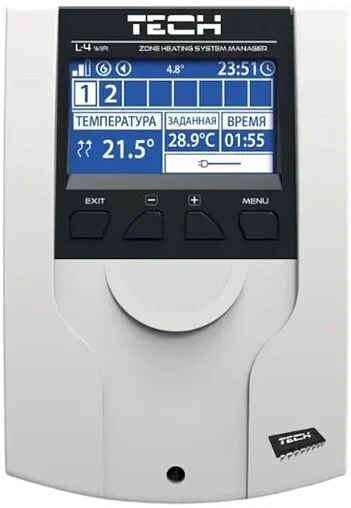Беспроводной/проводной контроллер 4+4 зоны НЗ 230В TECH ST-L-4 WiFi WG.20.0099