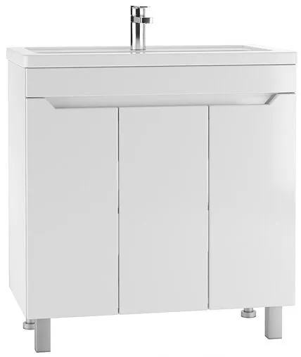 Тумба под умывальник напольная Айсберг Мечта 80 белый DM2325T