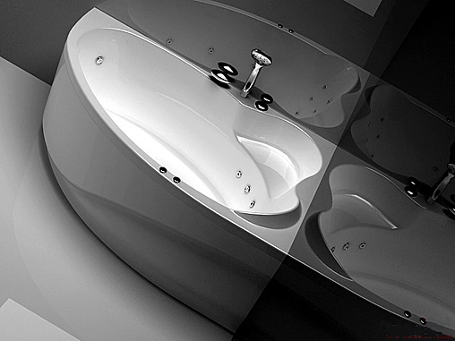 Ванна акриловая Aquanet Mayorca 150x100 R 00204009