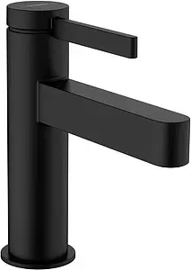 Смеситель для раковины Hansgrohe Finoris 100 чёрный матовый 76010670 Смеситель для раковины Hansgrohe Finoris 100 чёрный матовый 76010670, 1