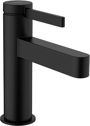 Смеситель для раковины Hansgrohe Finoris 100 чёрный матовый 76010670