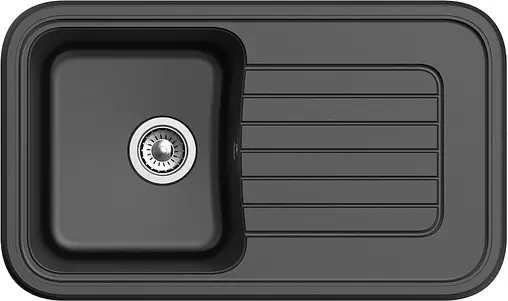 Мойка кухонная Ewigstein Antik A-60F черный