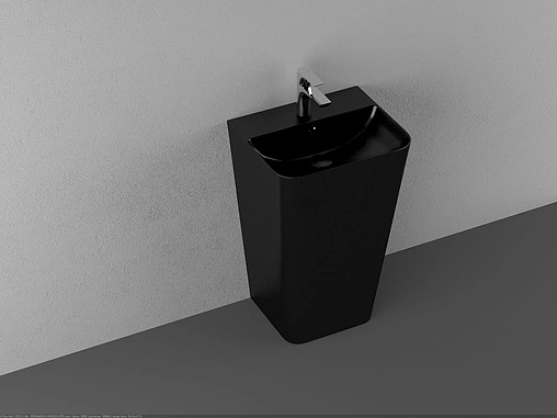 Раковина ISVEA Sott'Aqua 50 черный матовый 10SQ37001-2N