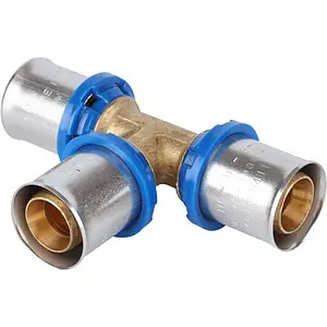 Тройник пресс соединительный 20мм x 20мм x 20мм APE ARL2200222 Тройник пресс соединительный 20мм x 20мм x 20мм APE ARL2200222, 1