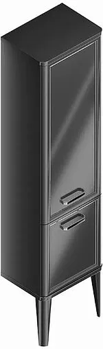 Шкаф-пенал Kerama Marazzi Pompei 43 чёрный глянц PO.N.150\BLK