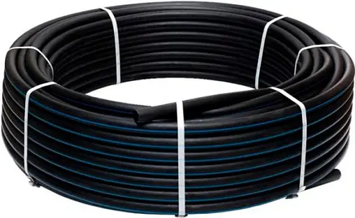 Труба ПНД питьевая 25 x 2.0 мм SDR13.6 РЕ100 черная на отрез