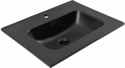 Раковина Aquanet Flat 60 черный матовый 00329253