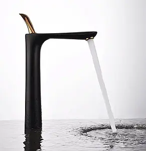 Смеситель для раковины D&K Venice Baciano чёрный матовый/золото DA1032059 Смеситель для раковины D&K Venice Baciano чёрный матовый/золото DA1032059, 3