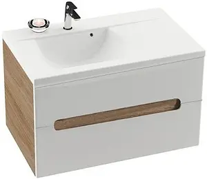 Тумба-умывальник подвесная Ravak SD Classic II 80 R белый/капучино X000000913+XJDL1180000, 1