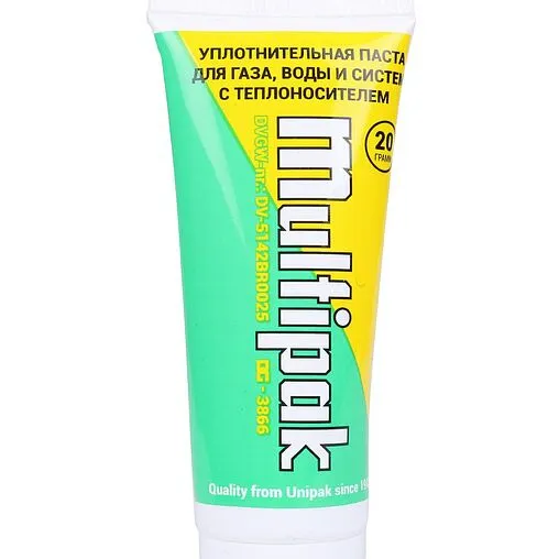 Moнтaжный кoмплeкт паста 20г + лен 13г Unipak №3 8017056