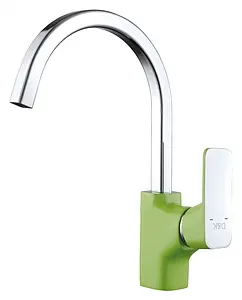 Смеситель для кухни D&K Berlin Humboldt зелёный/хром DA1432412 Смеситель для кухни D&K Berlin Humboldt зелёный/хром DA1432412, 1