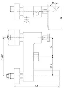 Смеситель для ванны Lemark Contest белый/хром LM5814CW Смеситель для ванны Lemark Contest белый/хром LM5814CW, 2