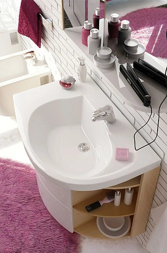 Раковина Ravak Rosa Comfort N 78 L белый XJ8L11N0000