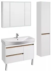 Шкаф-зеркало Aquaton Нортон 100 белый глянец 1A249302NT010 Шкаф-зеркало Aquaton Нортон 100 белый глянец 1A249302NT010, 5