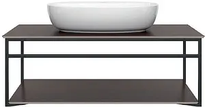 Консоль подвесная Kerama Marazzi Plaza Next 100 чёрный матовый PL.N.100.02\BLK.M Консоль подвесная Kerama Marazzi Plaza Next 100 чёрный матовый PL.N.100.02\BLK.M, 1