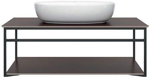 Консоль подвесная Kerama Marazzi Plaza Next 100 чёрный матовый PL.N.100.02\BLK.M